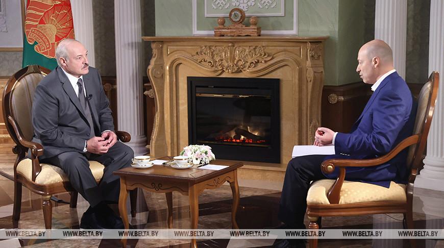 Президент Беларуси дал интервью известному украинскому журналисту Дмитрию Гордону