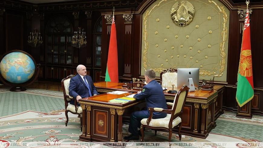 Видео. Президент обсудил с главой ГТК ситуацию на таможне и переориентацию белорусских грузов