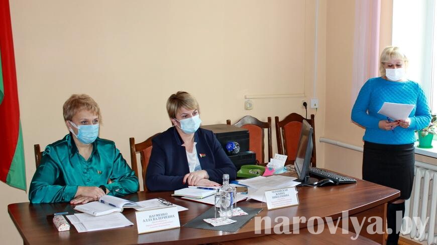 Парламентарий Жанна Чернявская посетила с рабочим визитом Наровлянщину