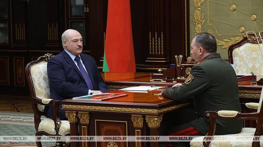 Лукашенко обсудил с министром обороны замысел белорусско-российского учения «Запад-2021»
