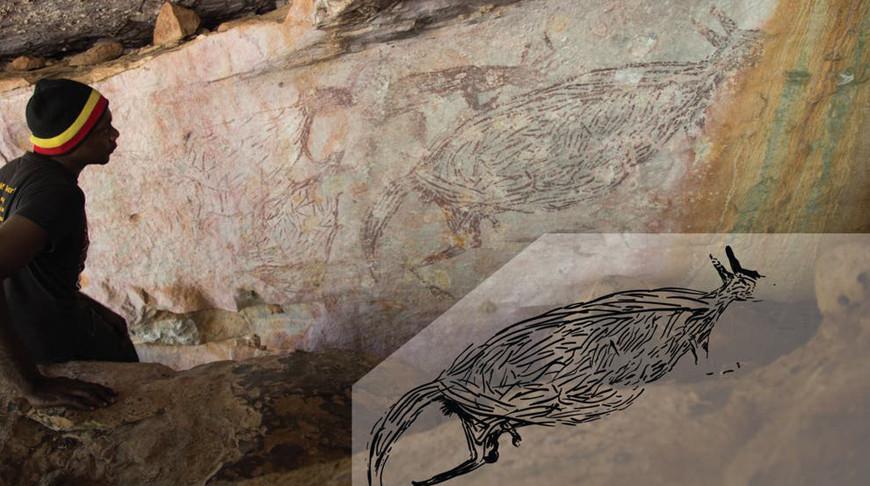 Древнейший наскальный рисунок аборигенов Австралии нашли на северо-западе континента
