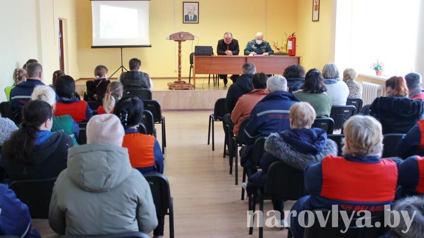 Спасатели промониторили ОАО «Наровлянский завод гидроаппаратуры»