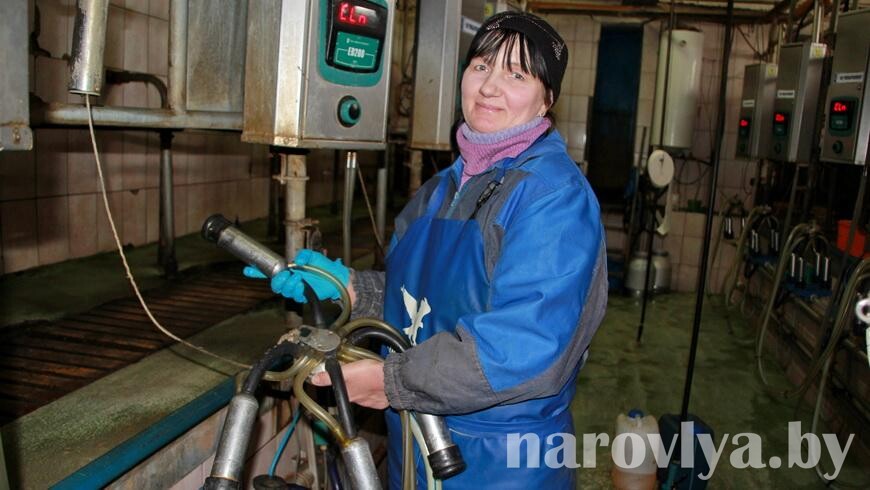 Инна ГРИГОРЬЕВА из Буды Головчицкой трудится оператором машинного доения почти 30 лет