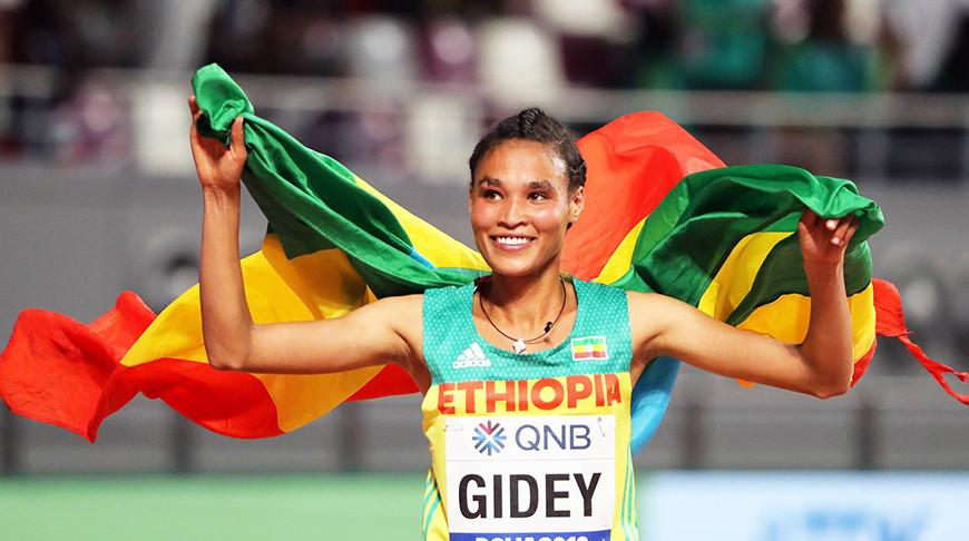 Эфиопка Гидей побила мировой рекорд в беге на 10 000 м