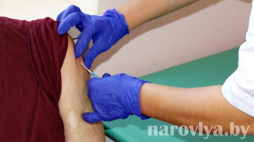 Первый компонент вакцины от COVID получили более 51% жителей Гомельской области