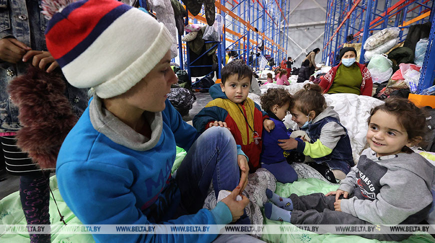Беженец из ТЛЦ: спасибо Беларуси за помощь, особенно для детей