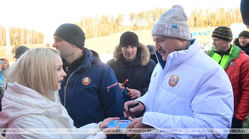 Команда Президента Беларуси первой пришла к финишу в биатлонной эстафетной гонке на «Минской лыжне»