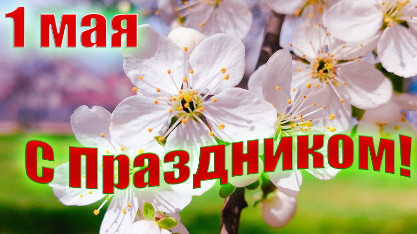 1 Мая — праздник весны и труда!