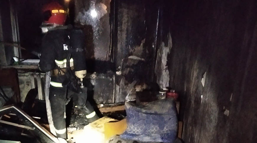 В Мозыре при пожаре студенческого общежития эвакуировались 244 человека