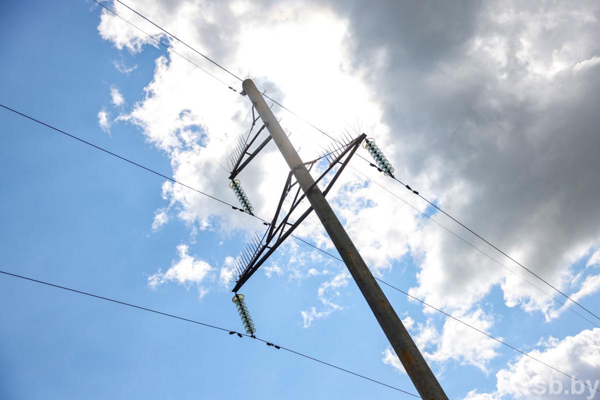 В Гомельской области из-за непогоды нарушалось электроснабжение