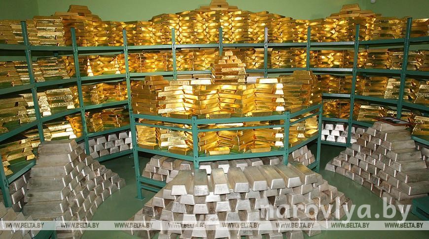 Золотовалютные резервы Беларуси за июль выросли на 0,7% до $7,6 млрд