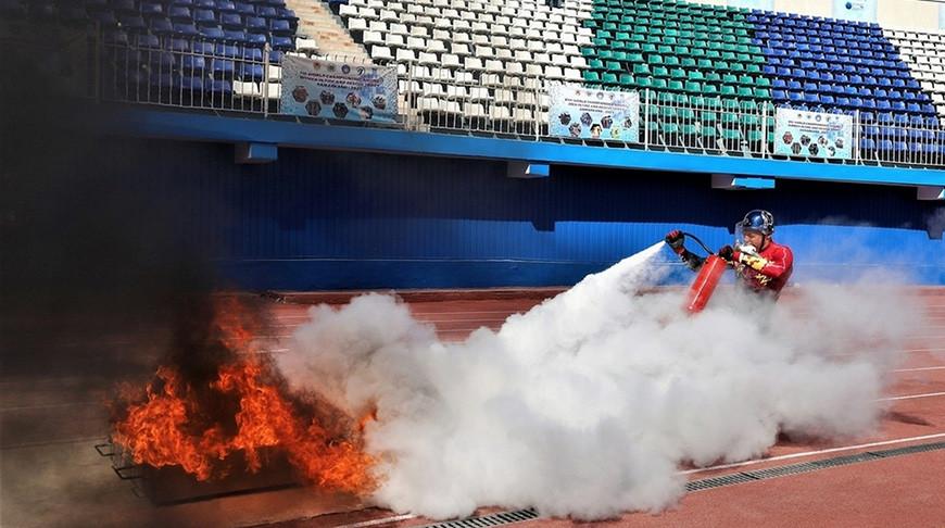 Белорусы завоевали золото и бронзу чемпионата мира по пожарно-спасательному спорту в Самарканде