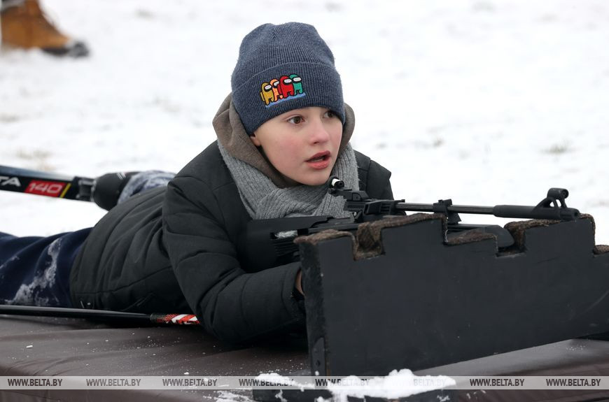 ФОТОФАКТ: В Гомельской области прошли отборочные соревнования «Снежный снайпер»