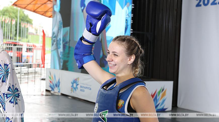 Белоруска Валерия Хватик стала чемпионкой II Игр стран СНГ по таиландскому боксу