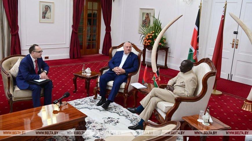 Лукашенко предложил Президенту Кении выработать дорожную карту развития сотрудничества