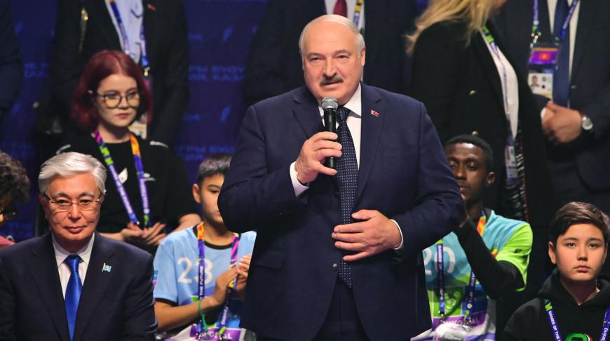 «Наперад у будучыню, сябры!» Лукашенко с коллегами по СНГ посетил открытие Игр Будущего в Казани
