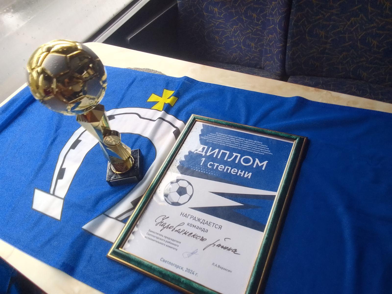Команда из Наровли взяла ЗОЛОТО в соревнованиях по мини-футболу, посвященных памяти Юрия Шутова
