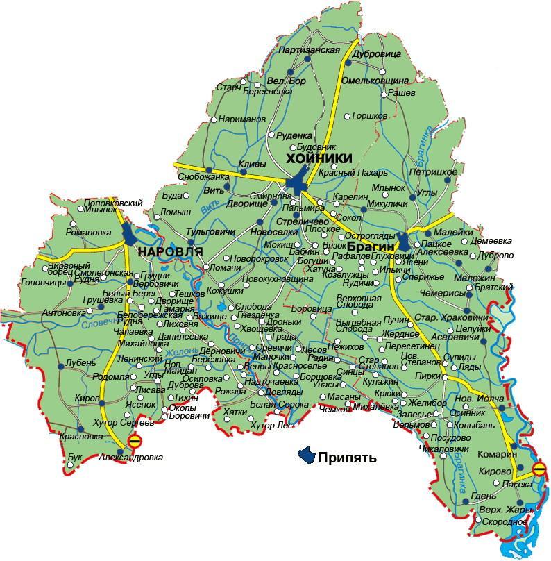Доступ к гражданским захоронениям, находящимся на территории Наровлянского участка ПГРЭЗ, осуществляется по определенным маршрутам