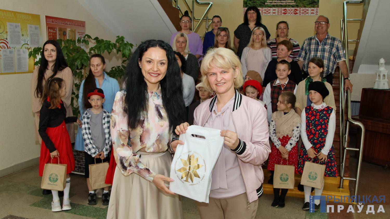 Татьяна Филимонова с благотворительной миссией посетила Наровлю