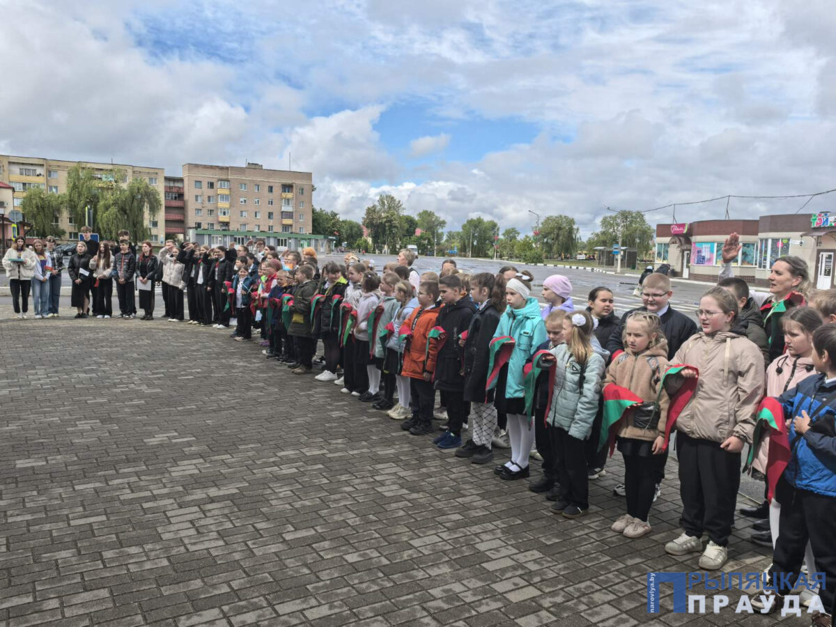 Юные наровляне пополнили ряды пионеров